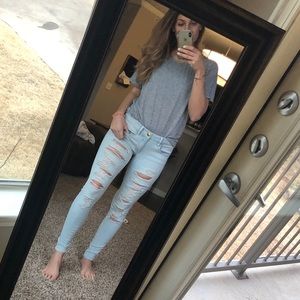 Super stretch ripped leggings